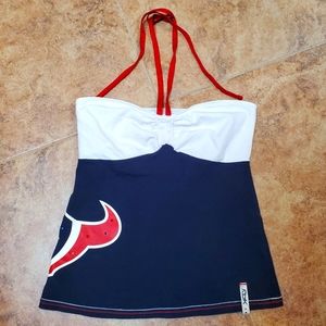 Houston Texans Football Reebok Halter / Tube Top Sz S